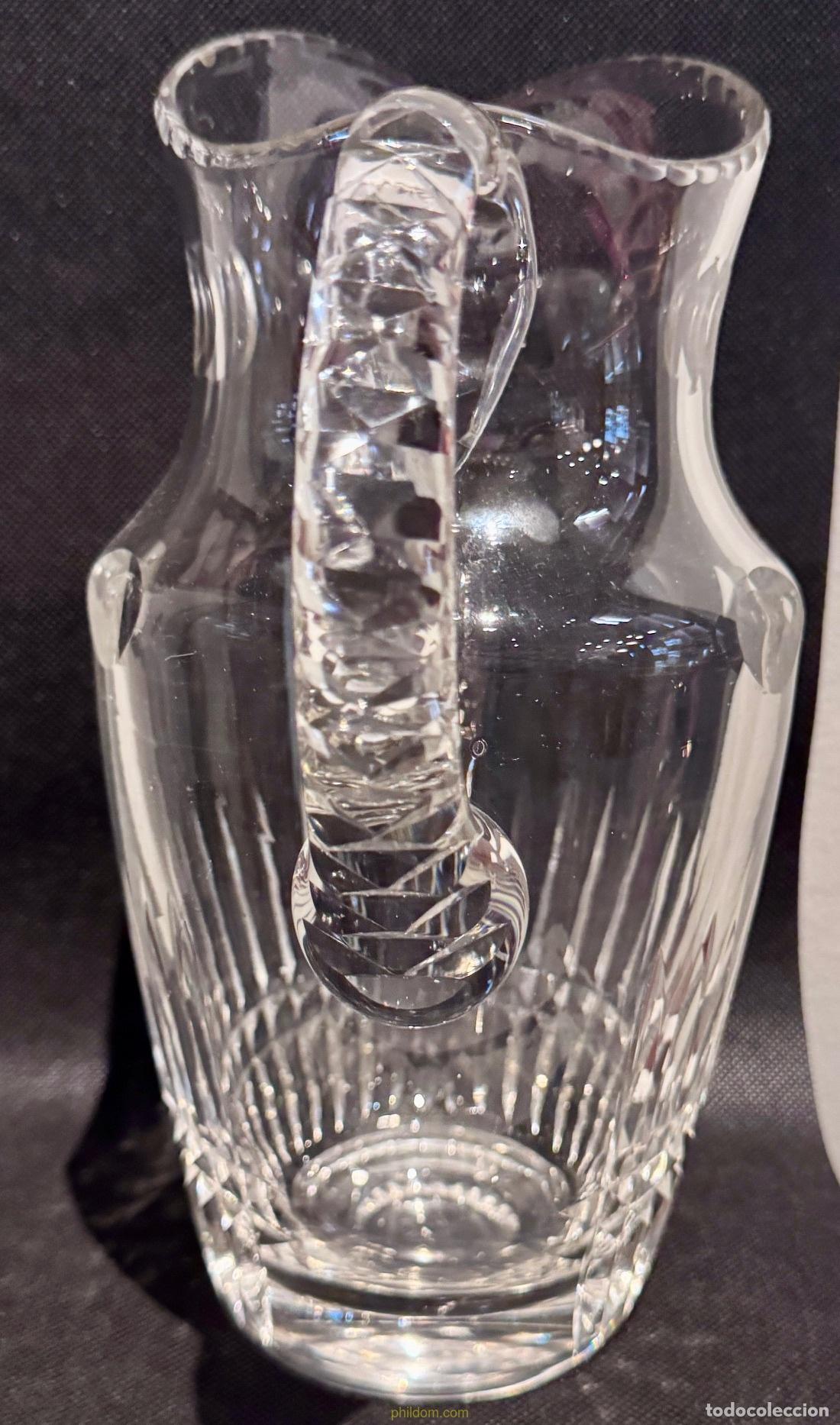 Antig&uuml;edades: PRECIOSA JARRA DE CRISTAL 24cm - Foto 4