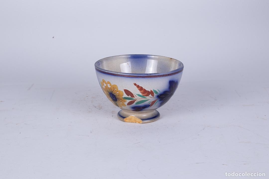 Antig&uuml;edades: CUENCO DE CERAMICA PINTADO A MANO - Foto 2