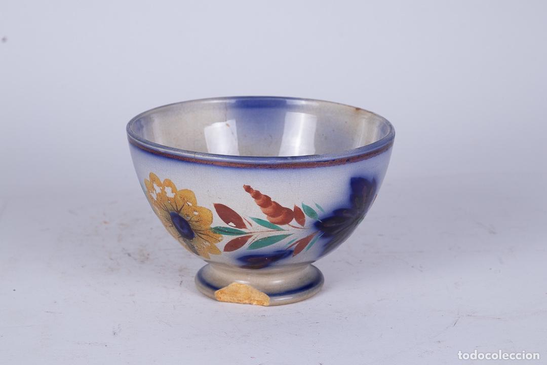 Antig&uuml;edades: CUENCO DE CERAMICA PINTADO A MANO - Foto 3