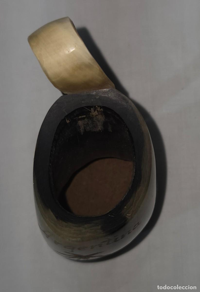Antig&uuml;edades: Vaso jarra fabricada en asta de toro - Foto 7