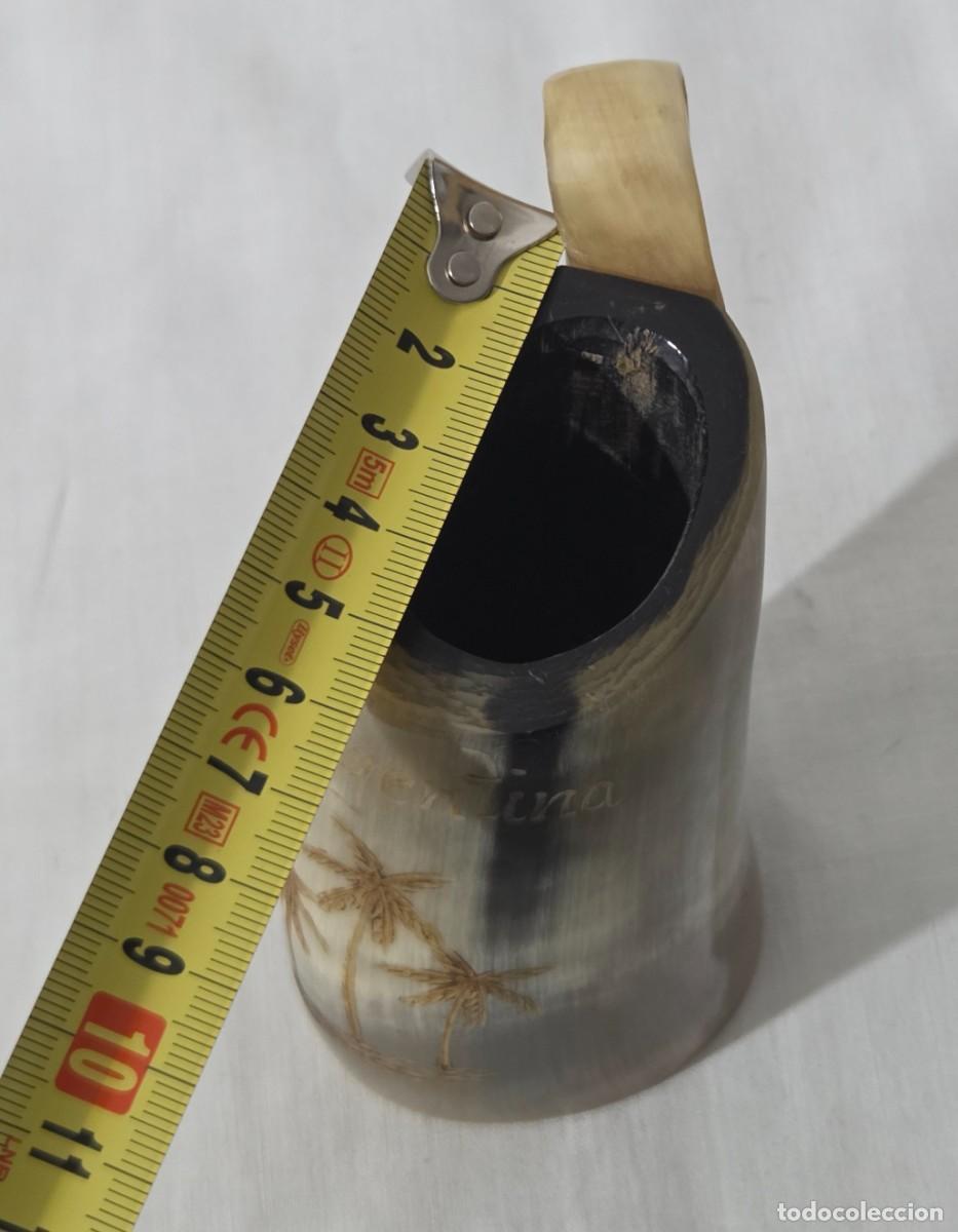Antig&uuml;edades: Vaso jarra fabricada en asta de toro - Foto 12