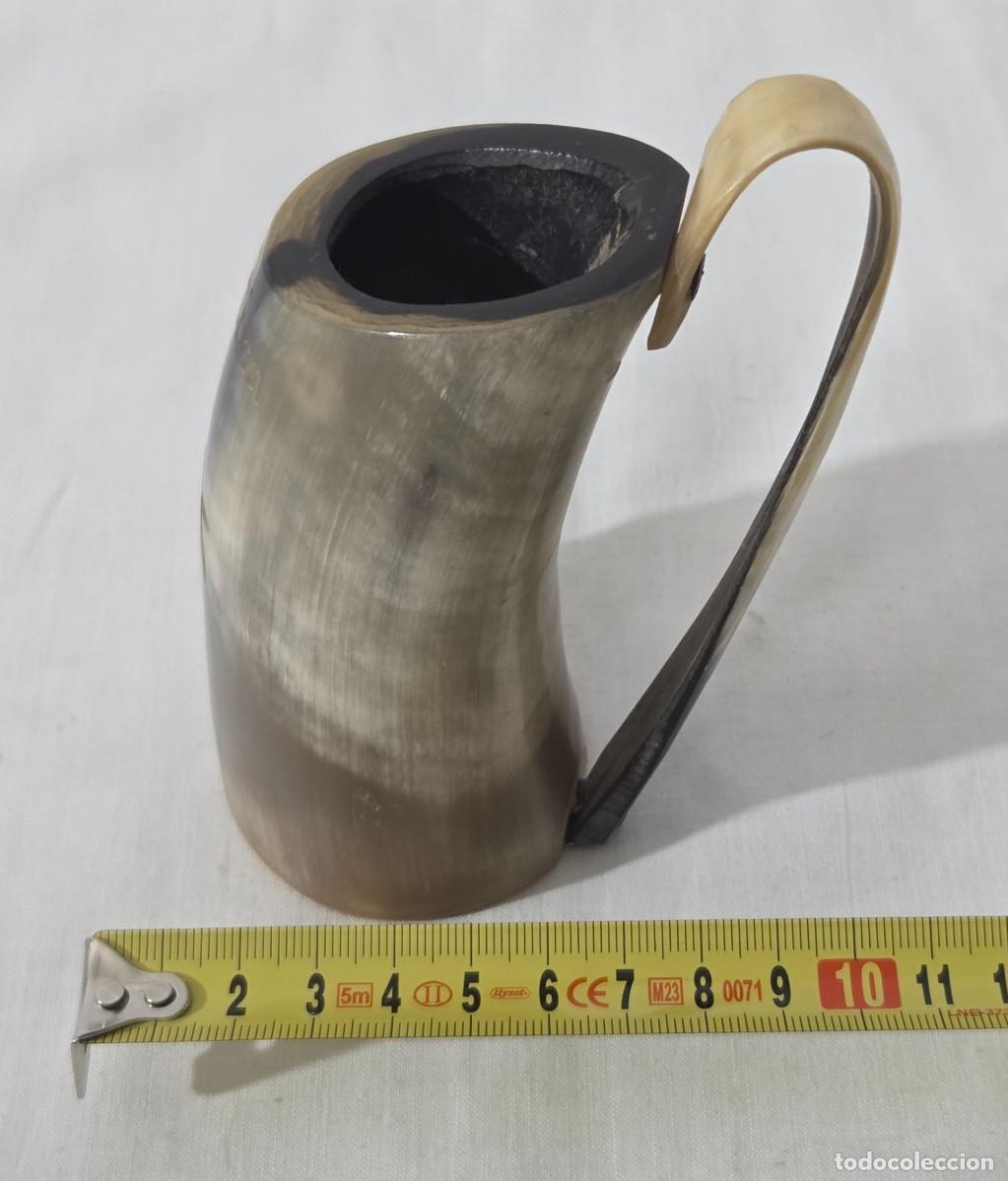 Antig&uuml;edades: Vaso jarra fabricada en asta de toro - Foto 13