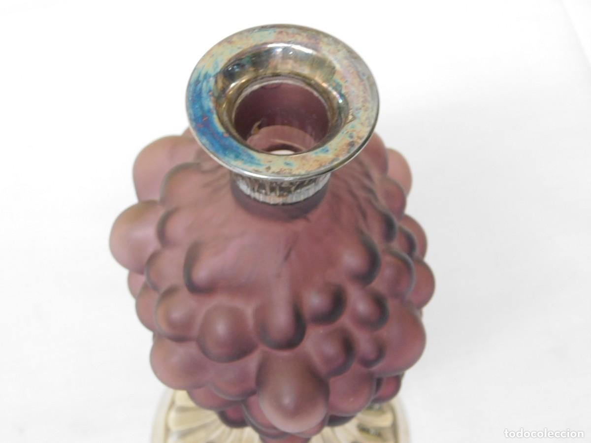 Antig&uuml;edades: BOTELLA CRISTAL Y PLATA - Foto 4