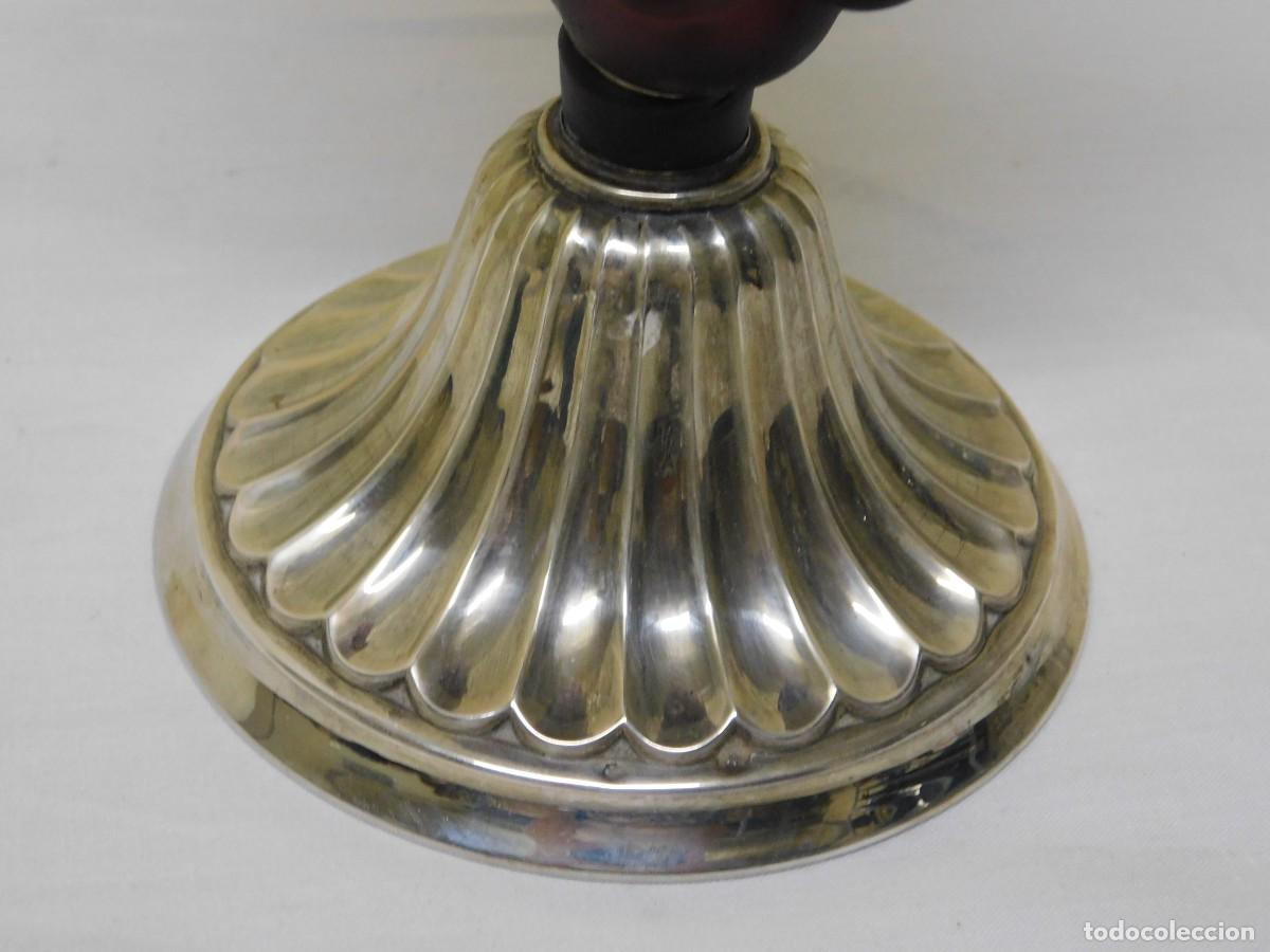 Antig&uuml;edades: BOTELLA CRISTAL Y PLATA - Foto 7