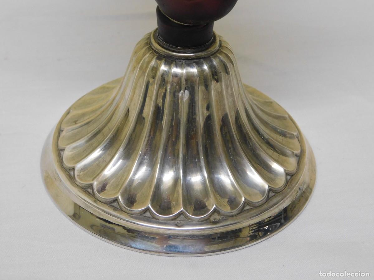 Antig&uuml;edades: BOTELLA CRISTAL Y PLATA - Foto 8