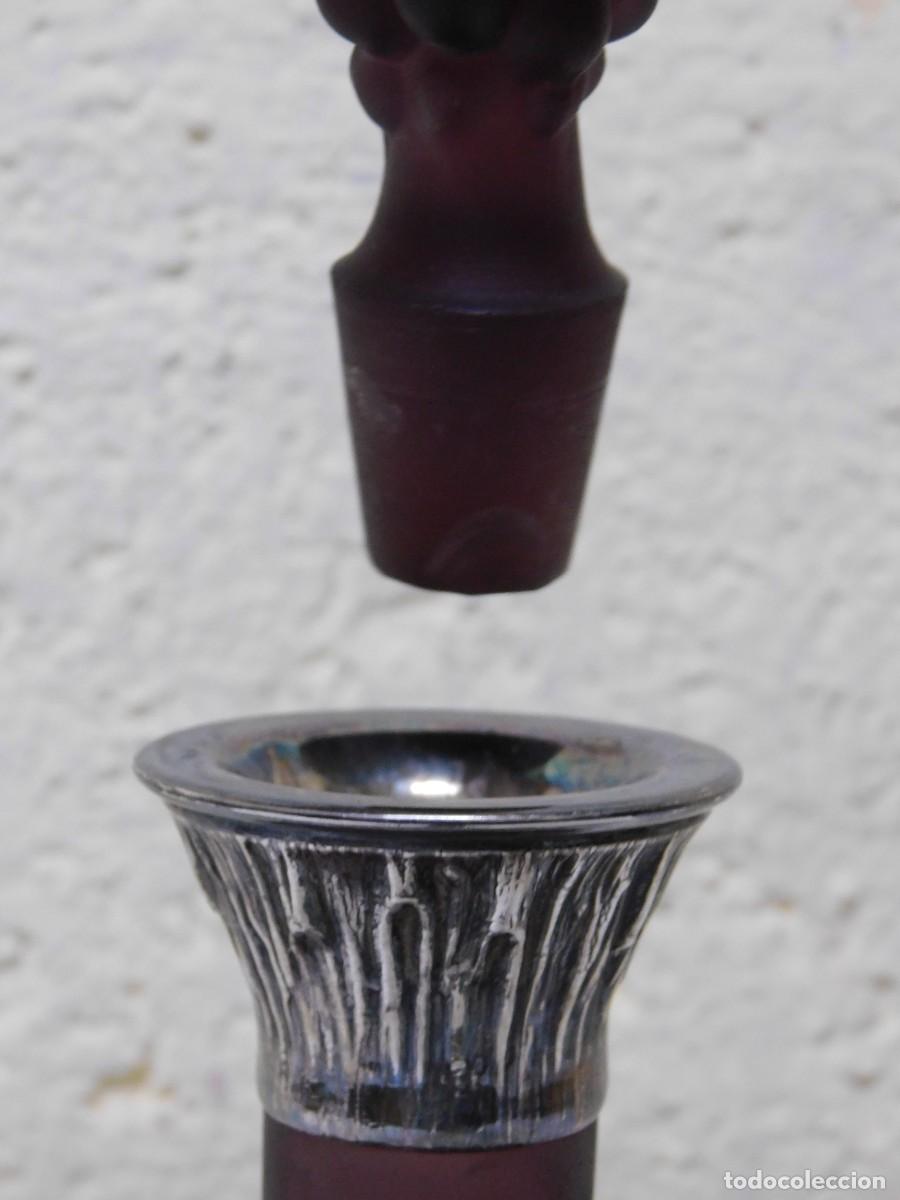 Antig&uuml;edades: BOTELLA CRISTAL Y PLATA - Foto 13
