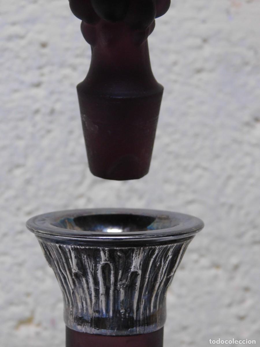 Antig&uuml;edades: BOTELLA CRISTAL Y PLATA - Foto 14