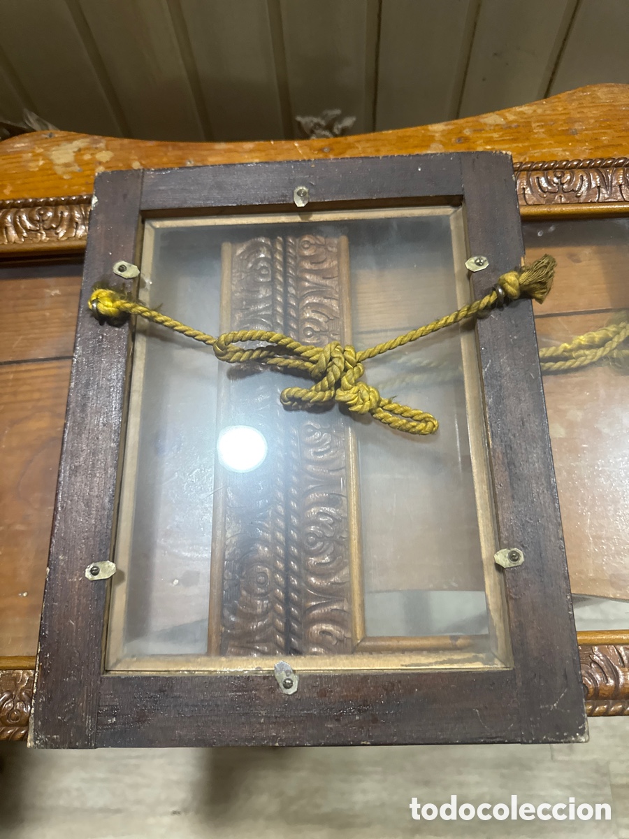 Antig&uuml;edades: Lote tres. Marcos de madera - Foto 3