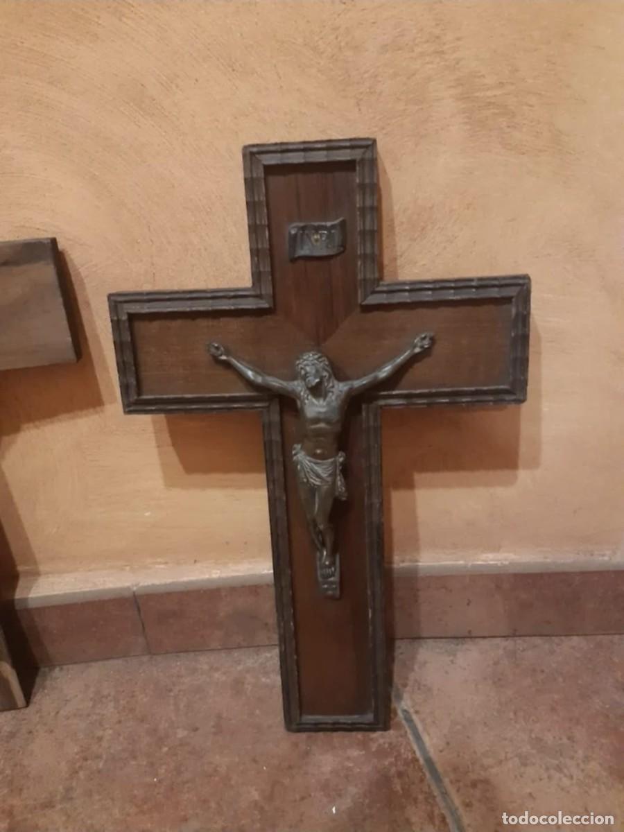Antig&uuml;edades: Cruces madera y bronce - Foto 4