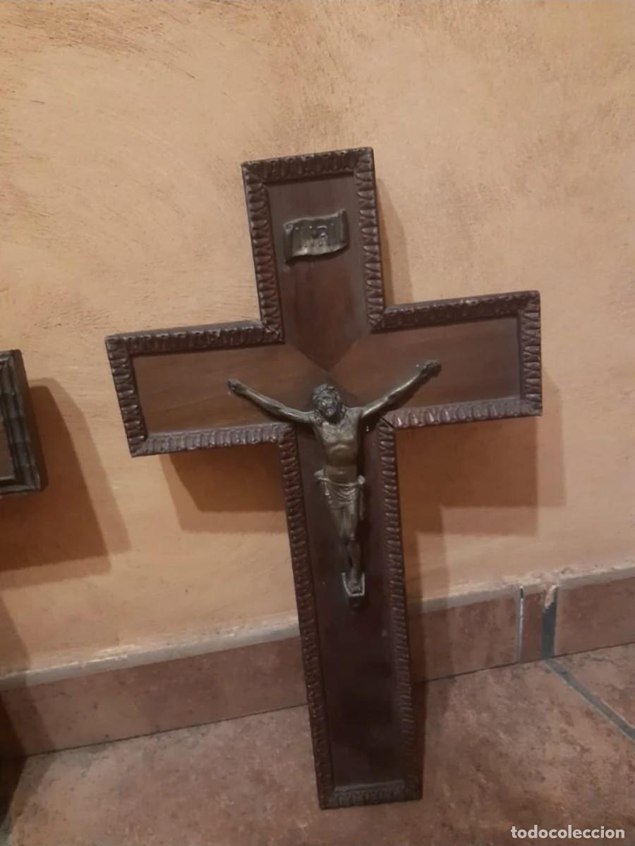 Antig&uuml;edades: Cruces madera y bronce - Foto 3