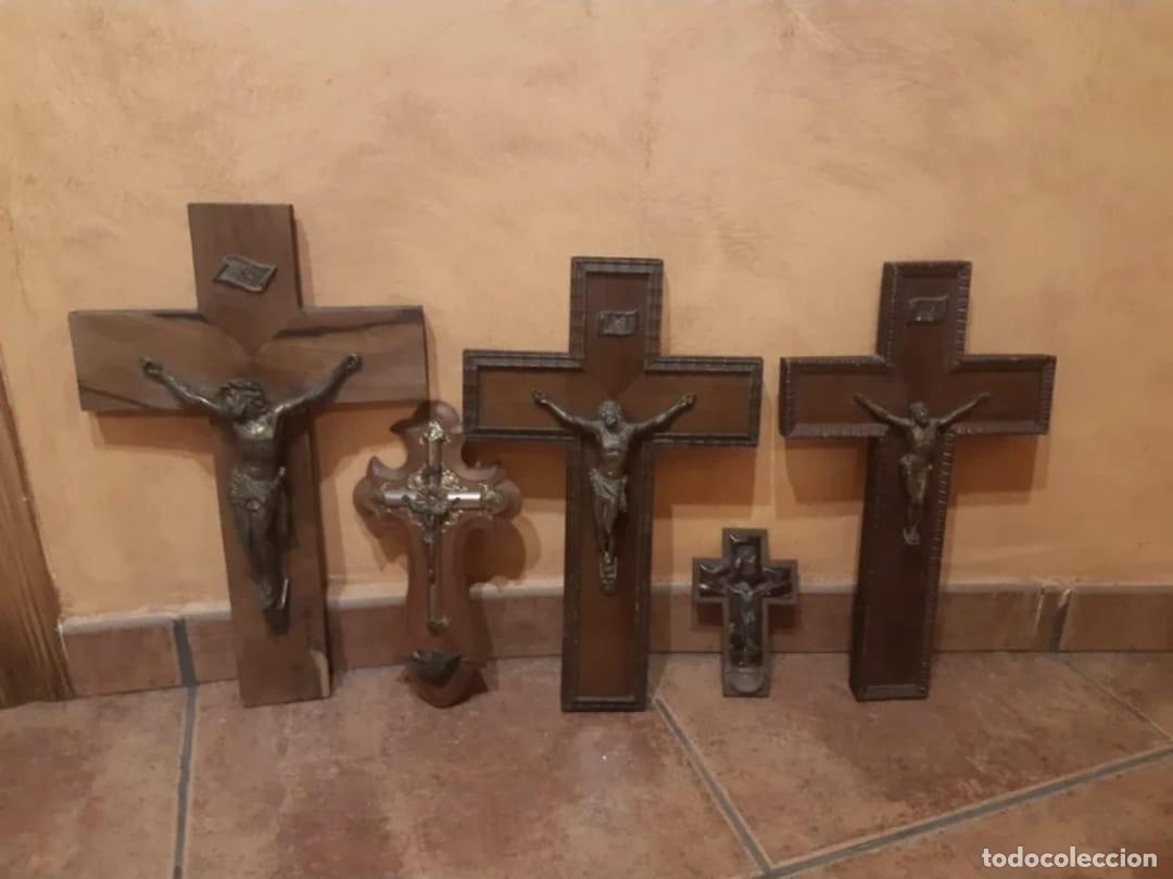 Antig&uuml;edades: Cruces madera y bronce - Foto 1