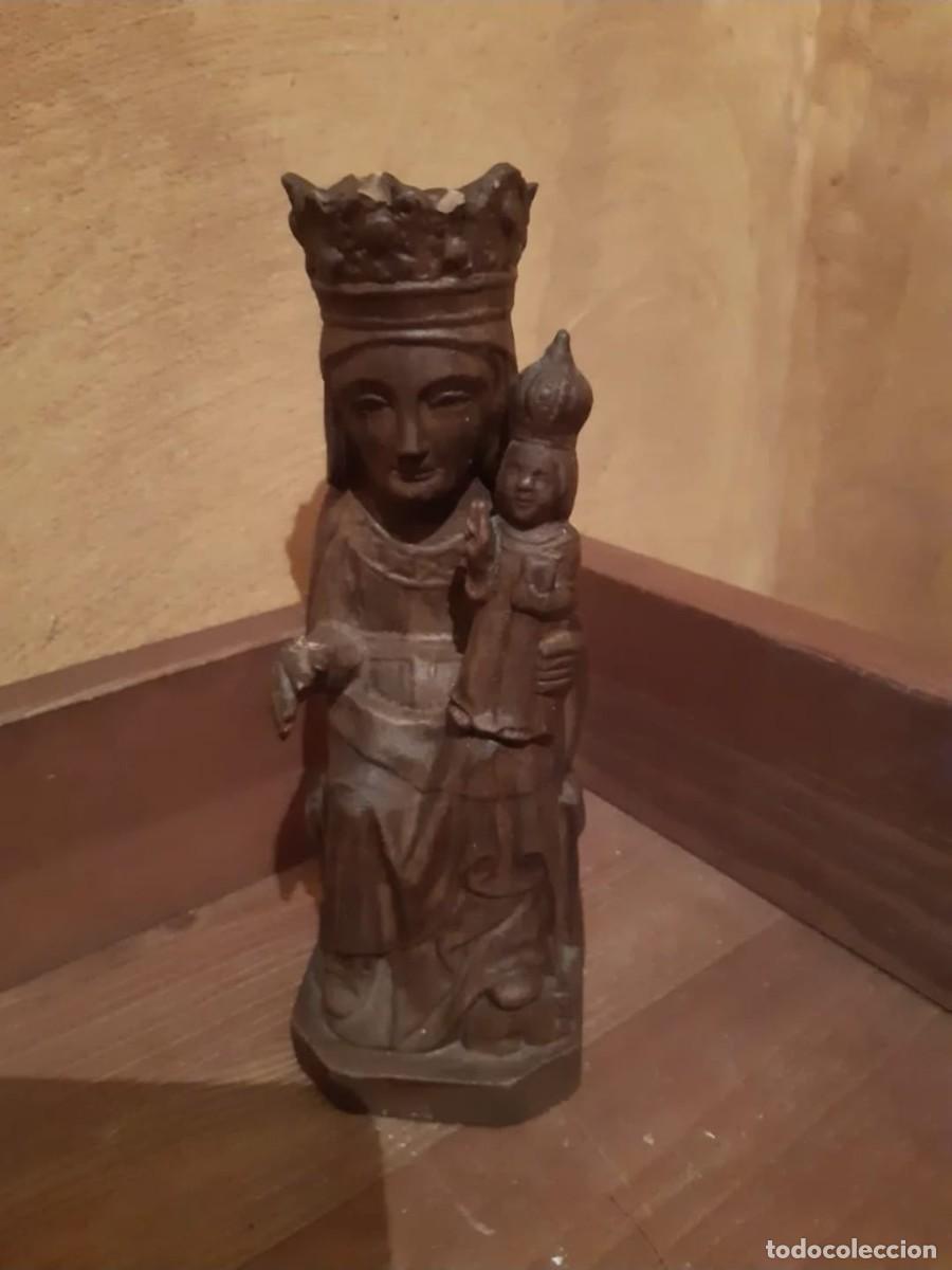 Antig&uuml;edades: Virgen sedente en arcilla - Foto 1