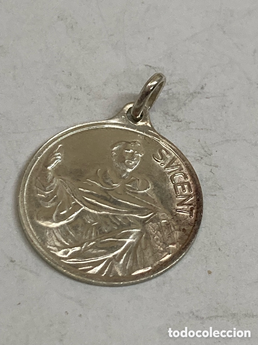 Antig&uuml;edades: Medalla de plata religiosa C434 - Foto 1