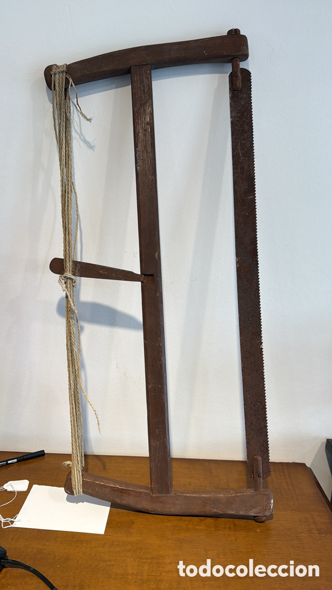 Antig&uuml;edades: ANTIGUA SIERRA R&Uacute;STICA GRANDE - Foto 1