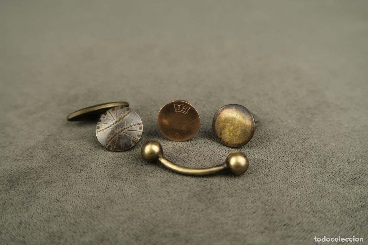 Antig&uuml;edades: Lote Antiguos Gemelos de Plata - Foto 1