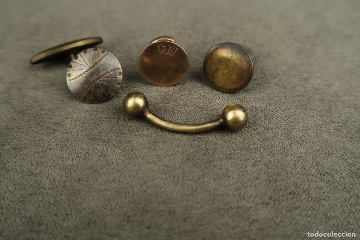 Antig&uuml;edades: Lote Antiguos Gemelos de Plata - Foto 2