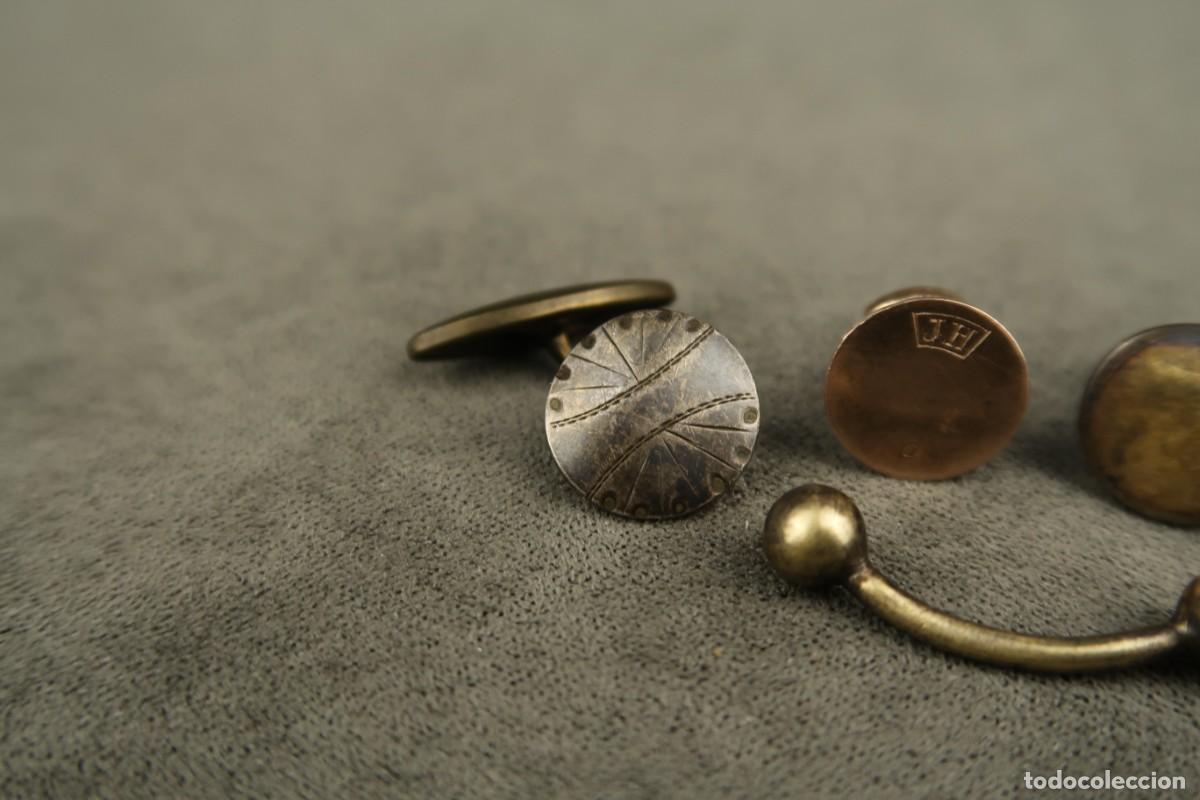 Antig&uuml;edades: Lote Antiguos Gemelos de Plata - Foto 3