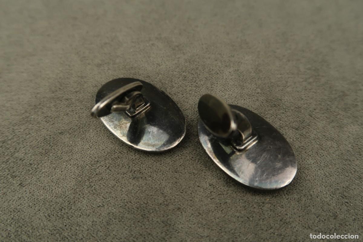 Antig&uuml;edades: Antiguos Gemelos de Plata Joaquin SPaliu - Foto 7
