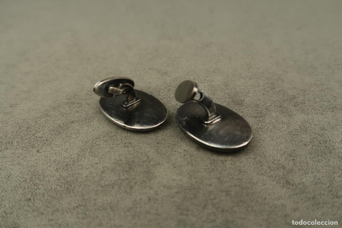 Antig&uuml;edades: Antiguos Gemelos de Plata Joaquin SPaliu - Foto 8