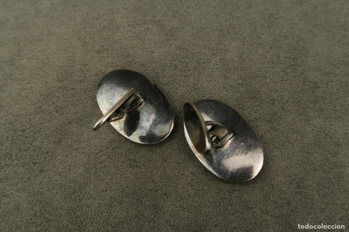 Antig&uuml;edades: Antiguos Gemelos de Plata Joaquin SPaliu - Foto 9