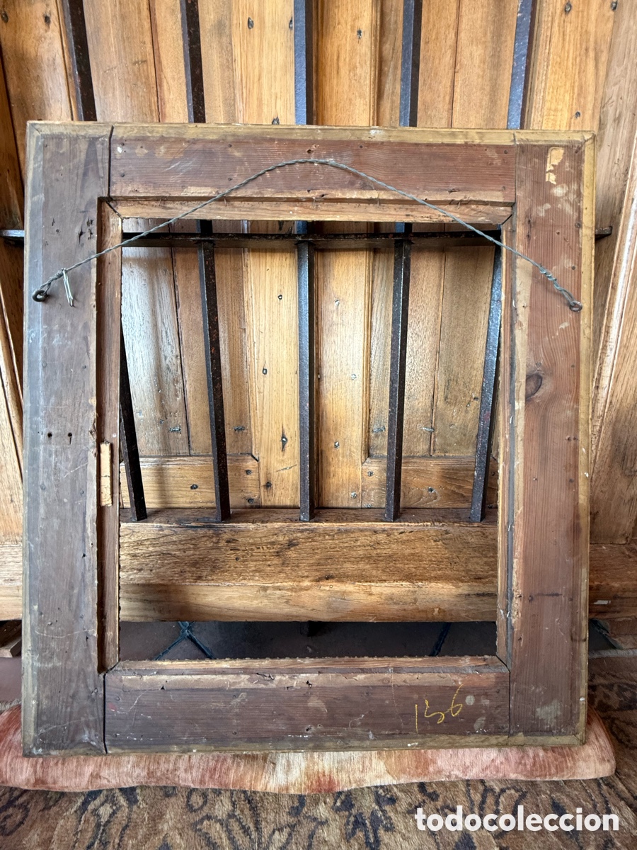 Antig&uuml;edades: Marco Antiguo. S.XIX. Madera y Pan de Oro - Foto 18