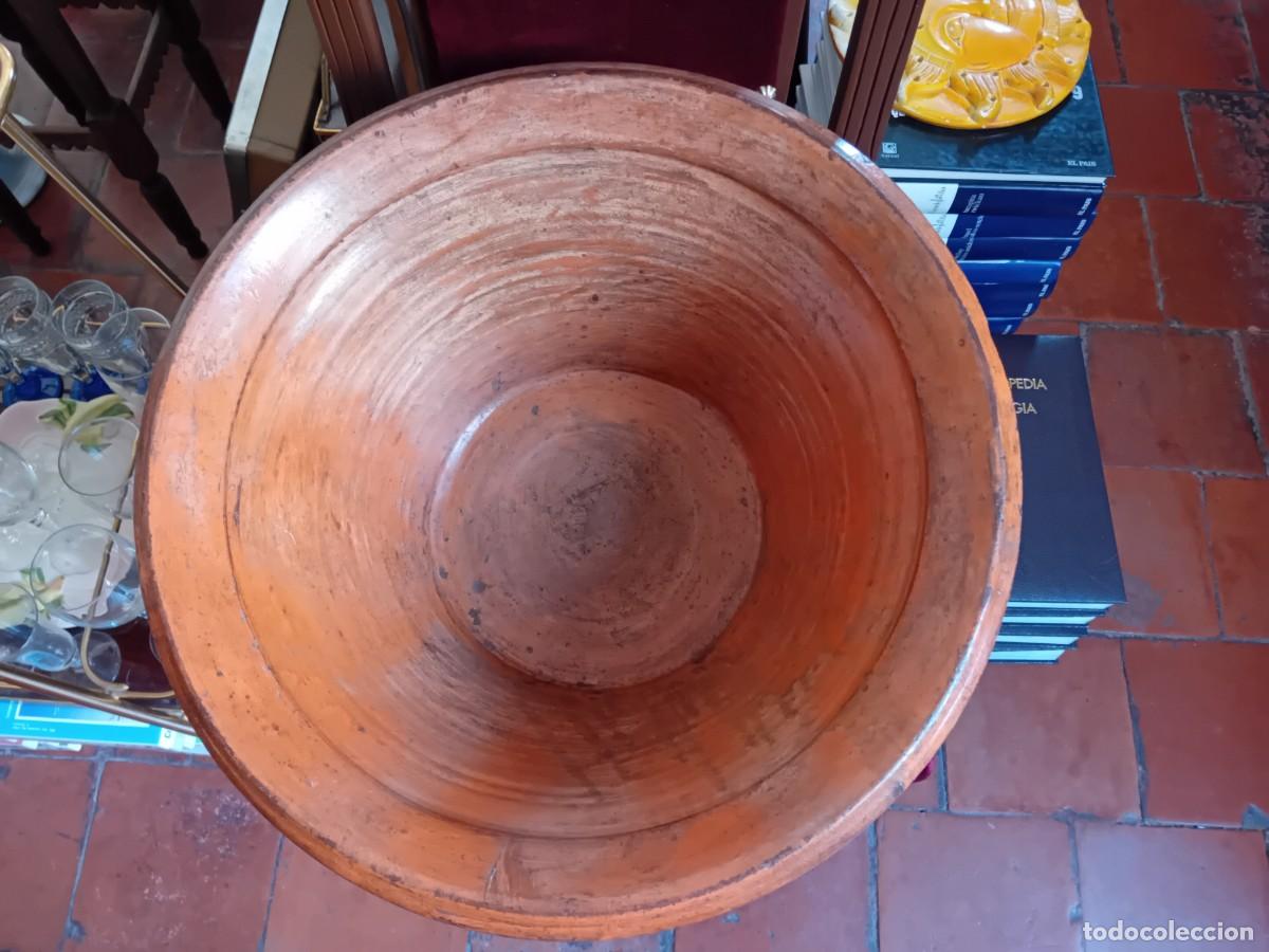 Antig&uuml;edades: Lebrillo de barro cocido y vidriado d&eacute;cada de 1930 - Foto 3