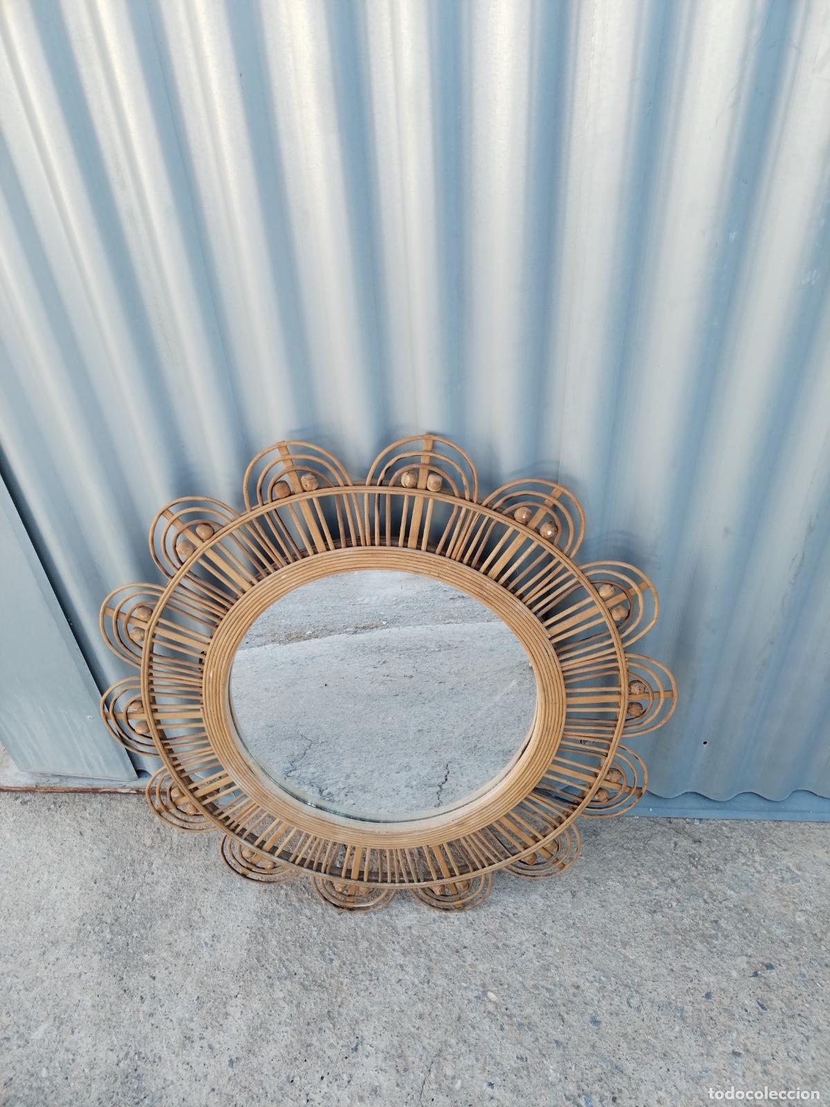 Antig&uuml;edades: espejo bamb&uacute; vintage - Foto 10