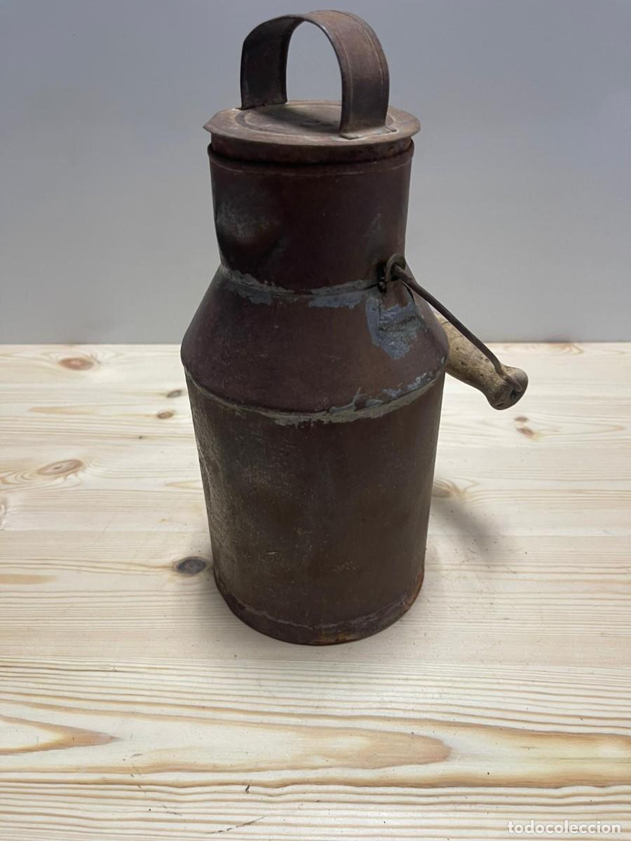 Antig&uuml;edades: LECHERA ANTIGUA ASA DE MADERA - Foto 10