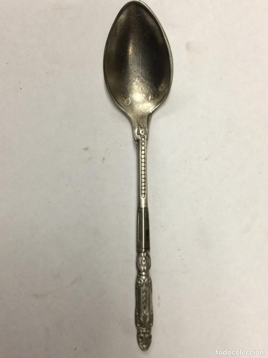 Antig&uuml;edades: CUCHARILLA DE PLATA ASIMETRICA O IRREGULAR (Z) - Foto 1
