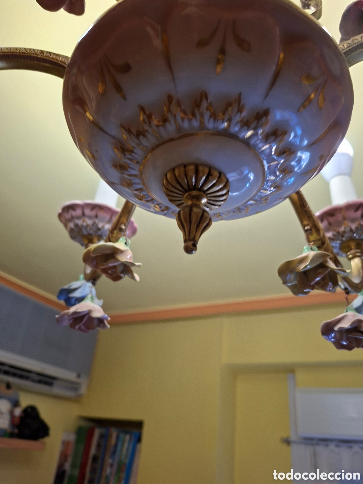 Antig&uuml;edades: Aparato de luz de cer&aacute;mica - Foto 3
