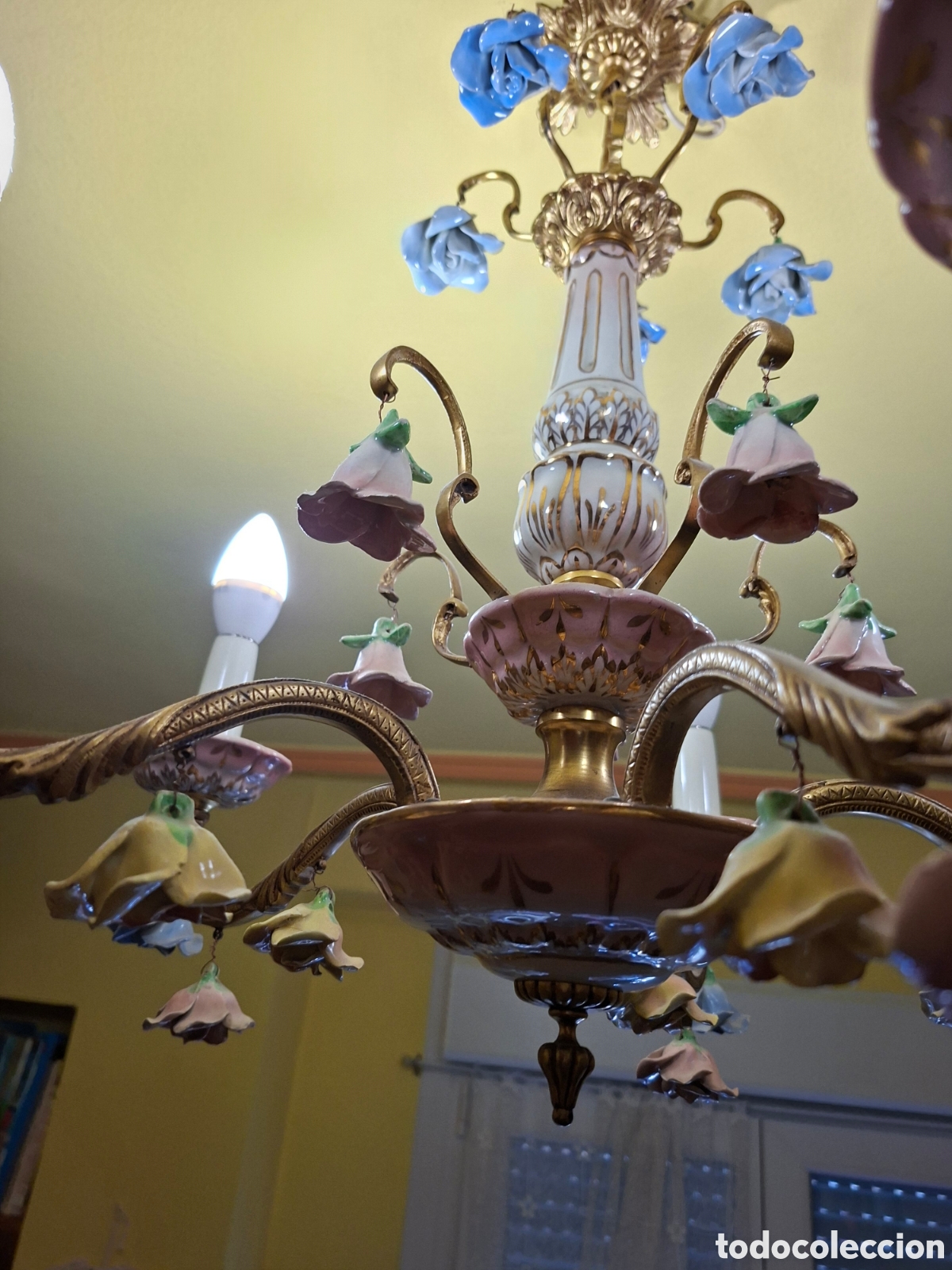 Antig&uuml;edades: Aparato de luz de cer&aacute;mica - Foto 1