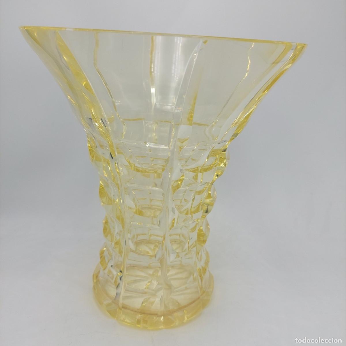 Antig&uuml;edades: Jarron de cristal Art Deco Moser Hoffmann - Foto 2
