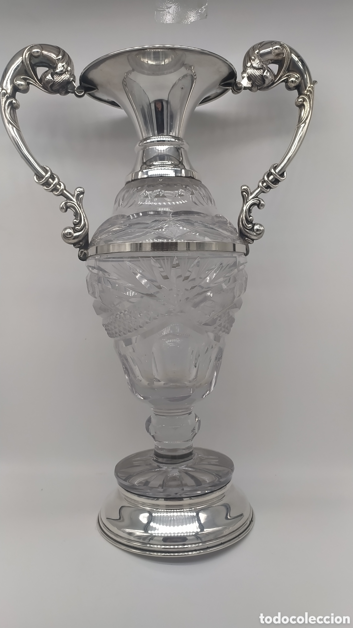 Antig&uuml;edades: &Aacute;nfora cristal y plata - Foto 2