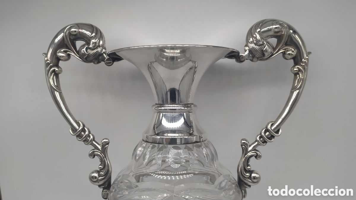 Antig&uuml;edades: &Aacute;nfora cristal y plata - Foto 7