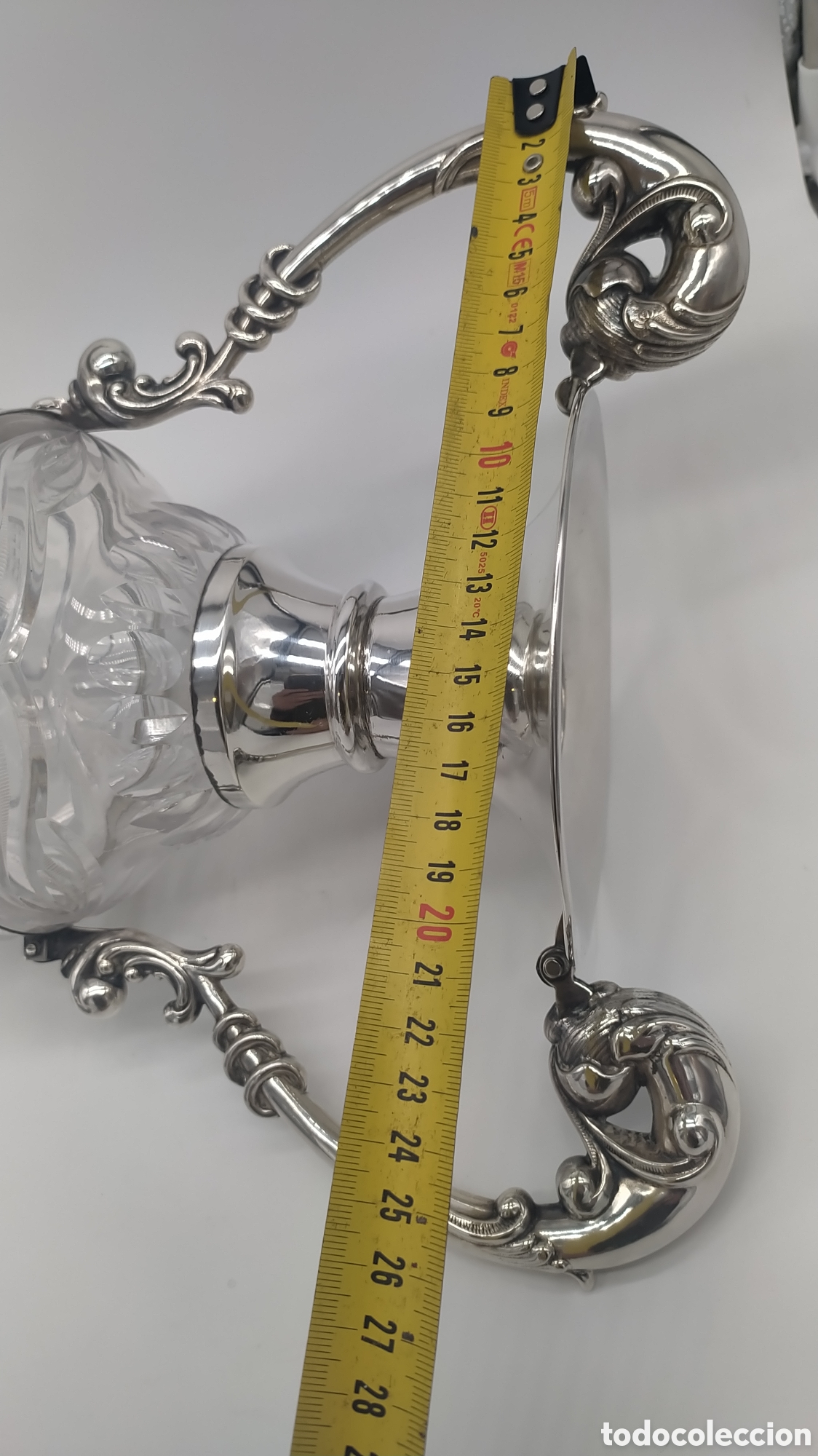 Antig&uuml;edades: &Aacute;nfora cristal y plata - Foto 15