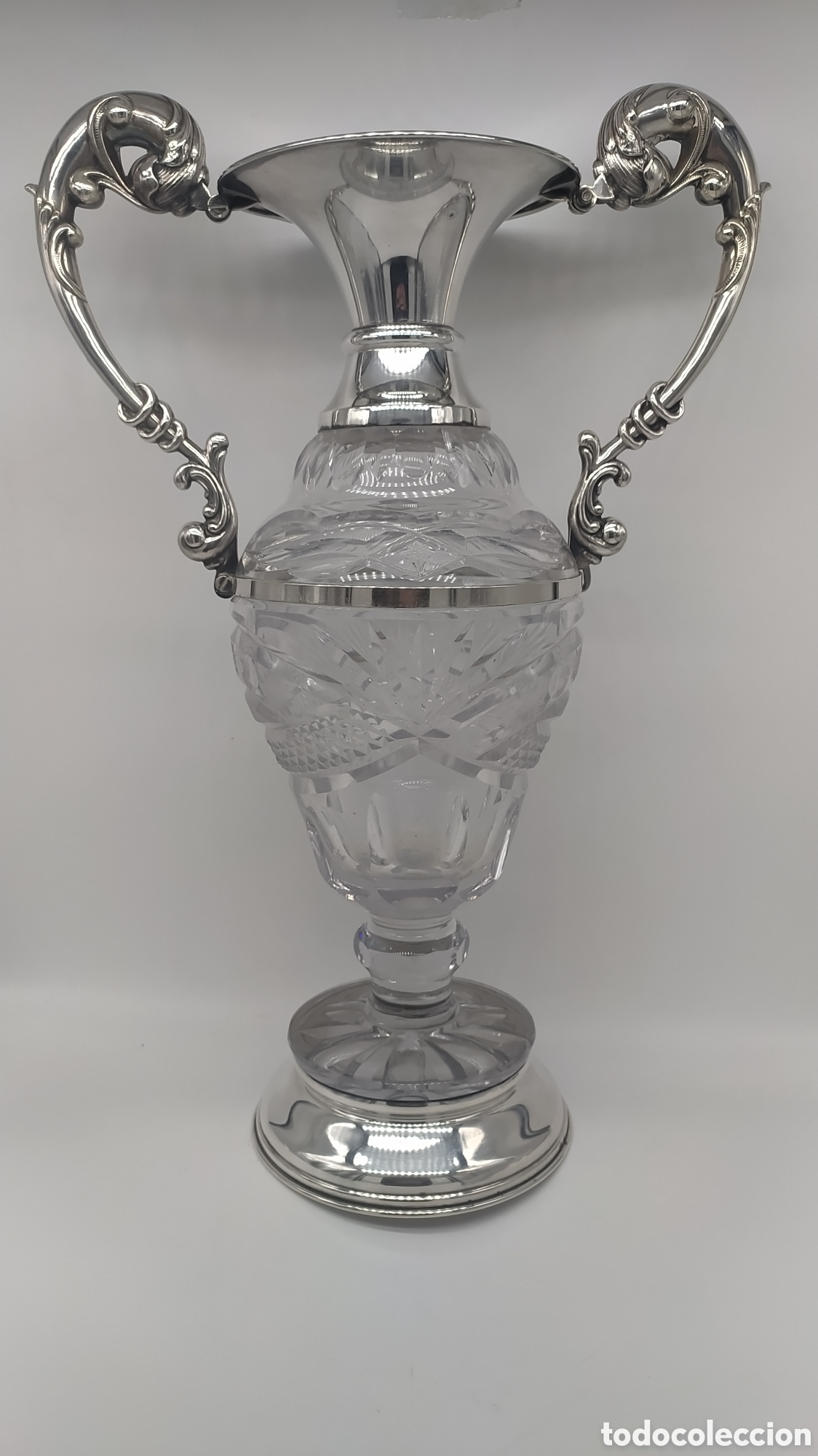 Antig&uuml;edades: &Aacute;nfora cristal y plata - Foto 1