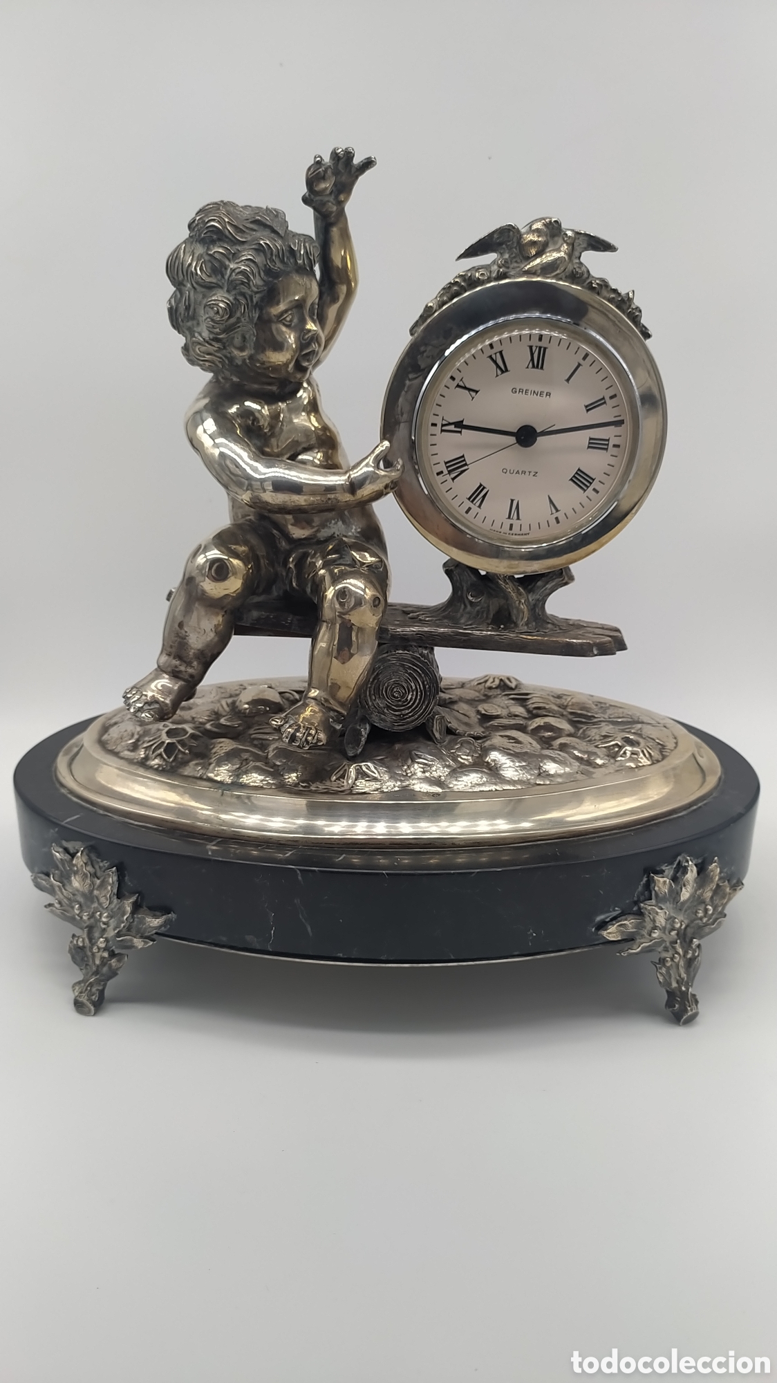 Antig&uuml;edades: Reloj plata gran tama&ntilde;o - Foto 4