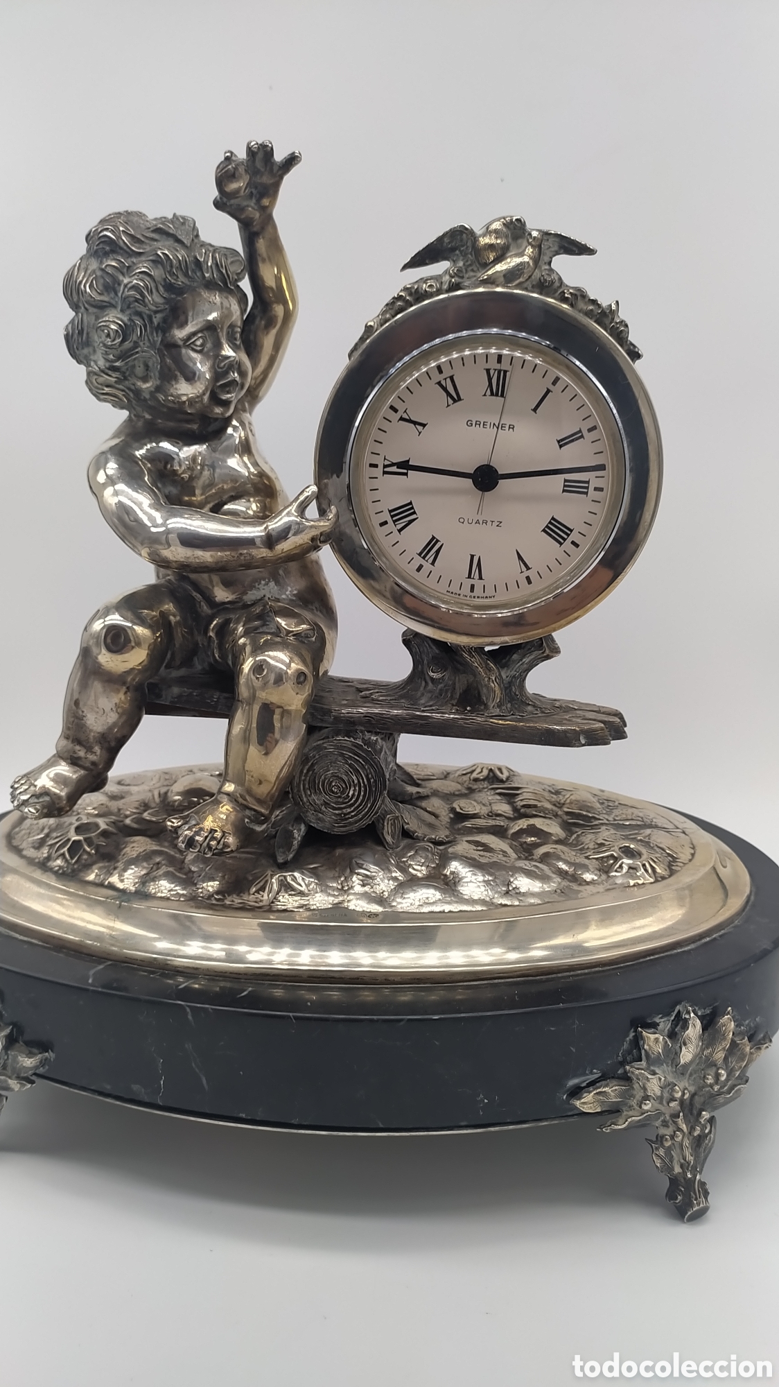 Antig&uuml;edades: Reloj plata gran tama&ntilde;o - Foto 5