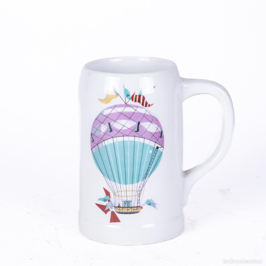 Antig&uuml;edades: JARRA DE CERAMICA DECORADA GLOBO - Foto 1