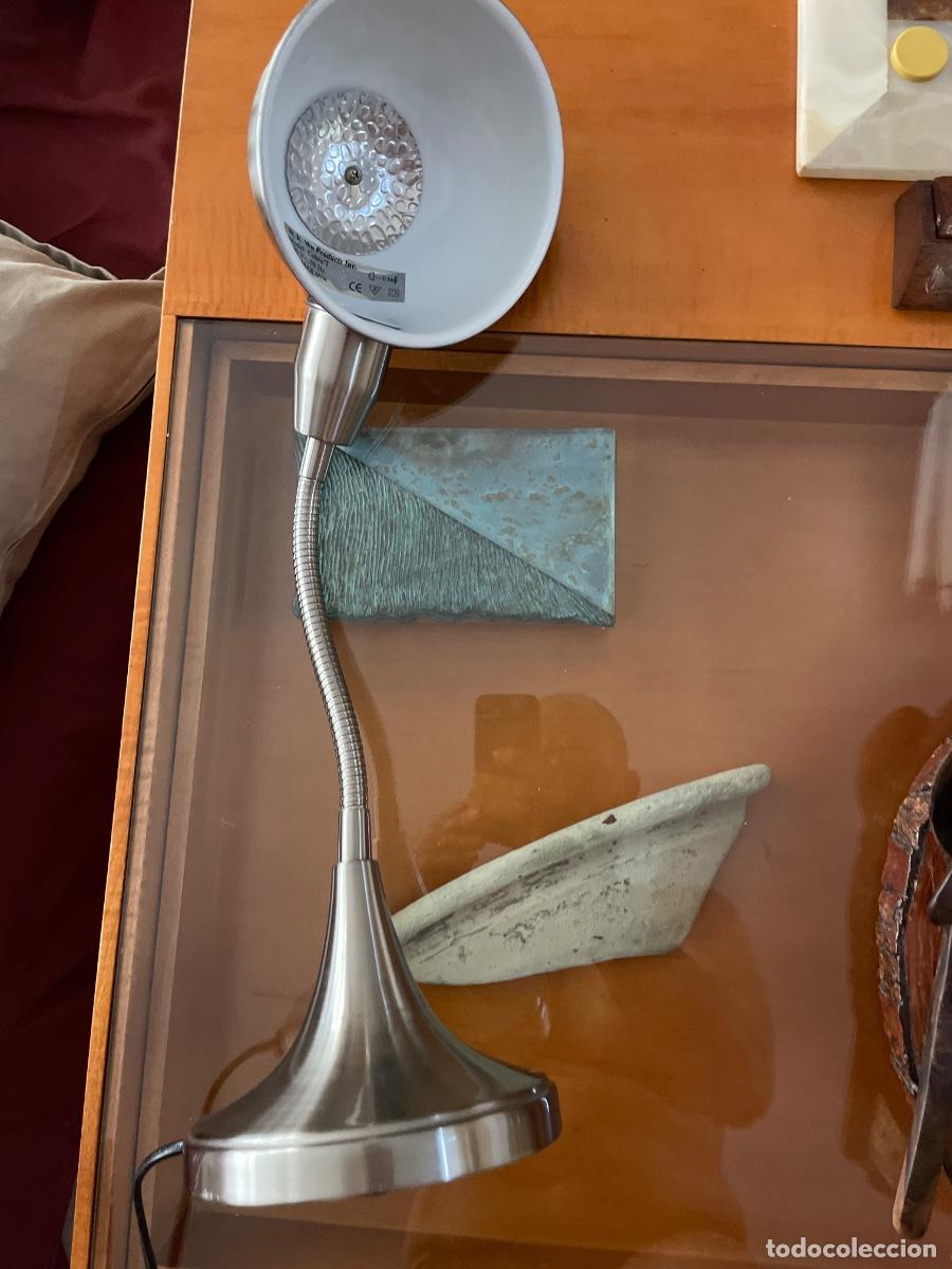 Antig&uuml;edades: L&aacute;mpara sobremesa cobra 57cm flexo E27 60w - Foto 3