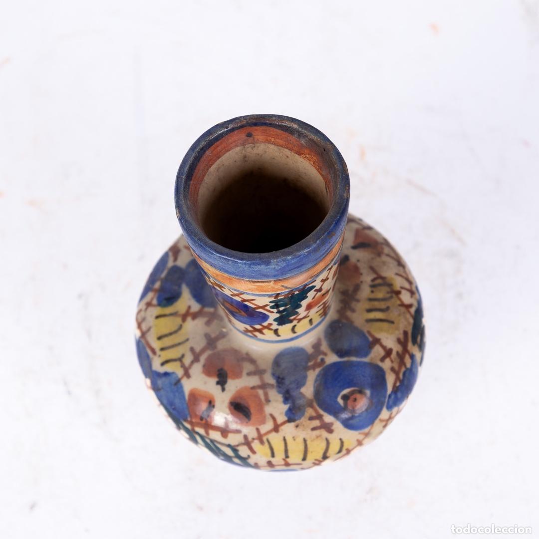 Antig&uuml;edades: JARRON DE CERAMICA DECORADA A MANO - Foto 3