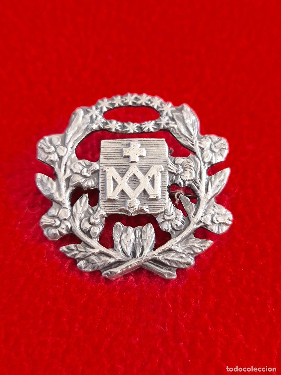 Antig&uuml;edades: ANTIGUO BROCHE RELIGIOSO PLATA - Foto 1