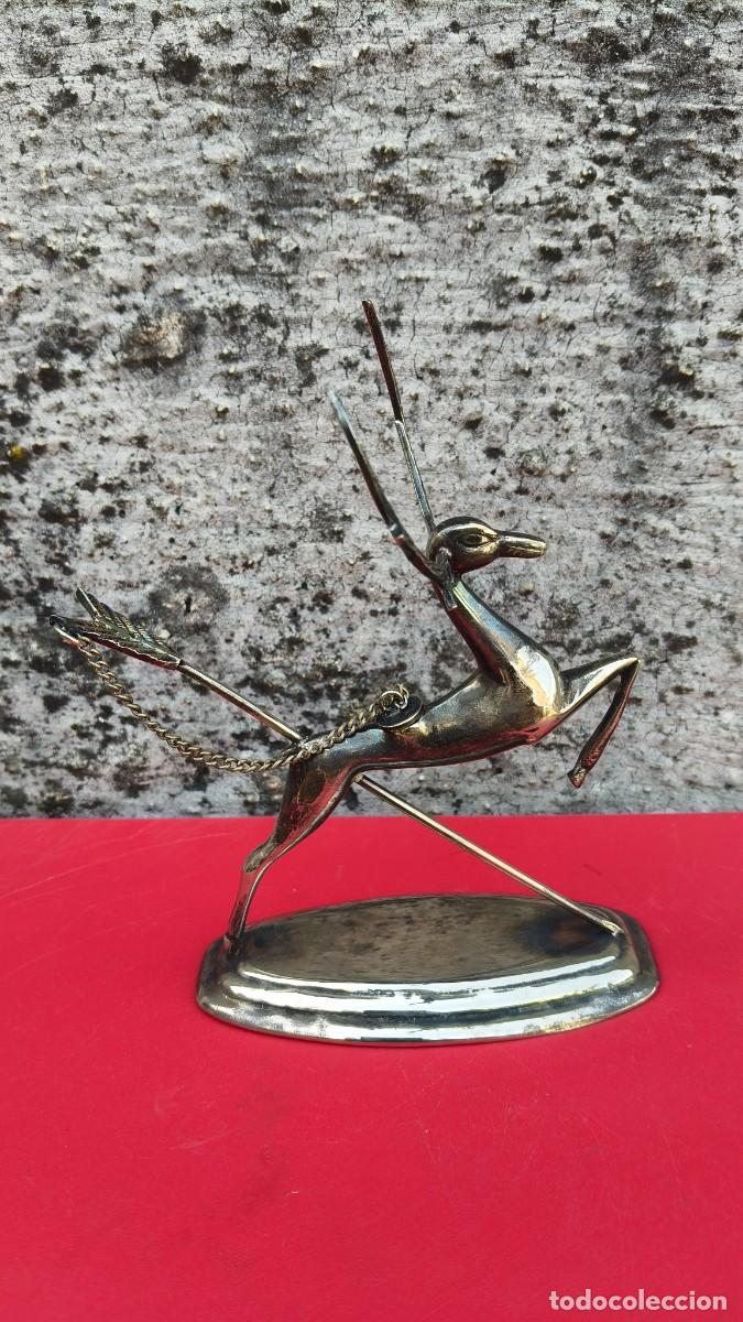 Antig&uuml;edades: Tintero banado de plata - Foto 5