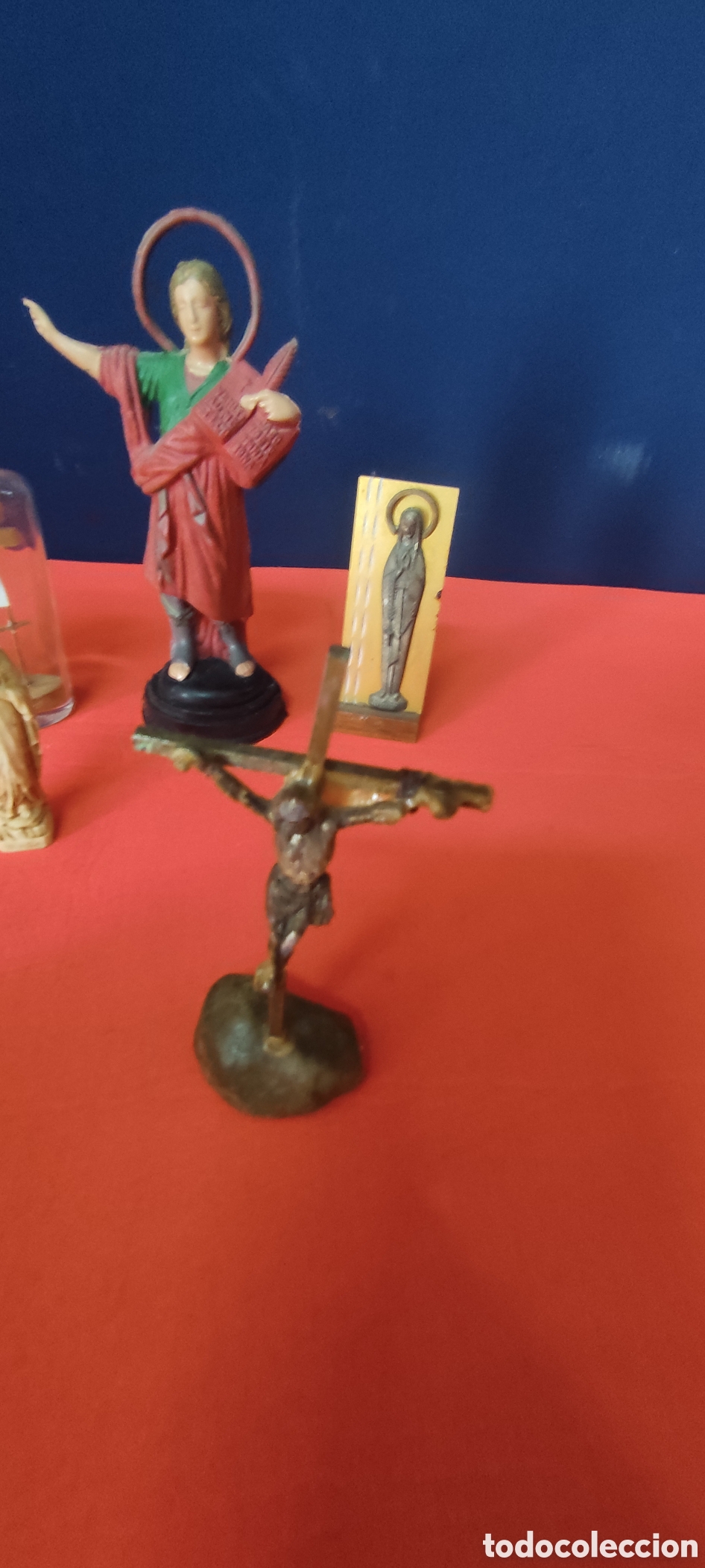 Antig&uuml;edades: Conjunto figuras religiosas - Foto 3