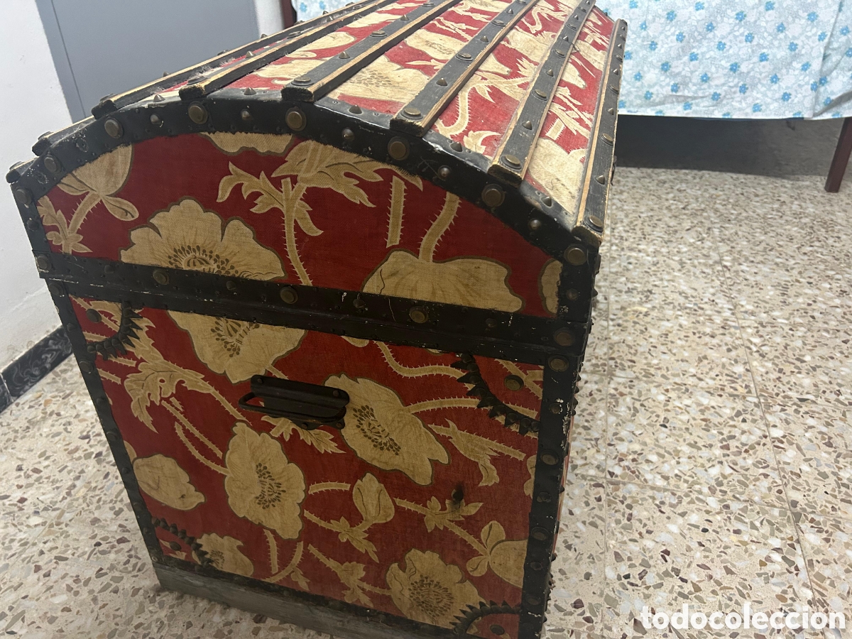 Antig&uuml;edades: Ba&uacute;l o cofre vintage - Foto 3