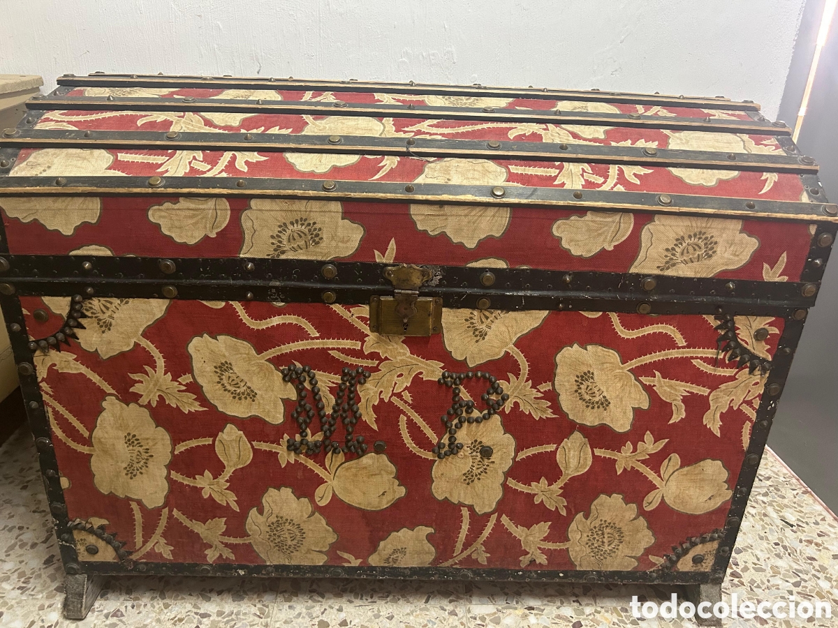 Antig&uuml;edades: Ba&uacute;l o cofre vintage - Foto 7
