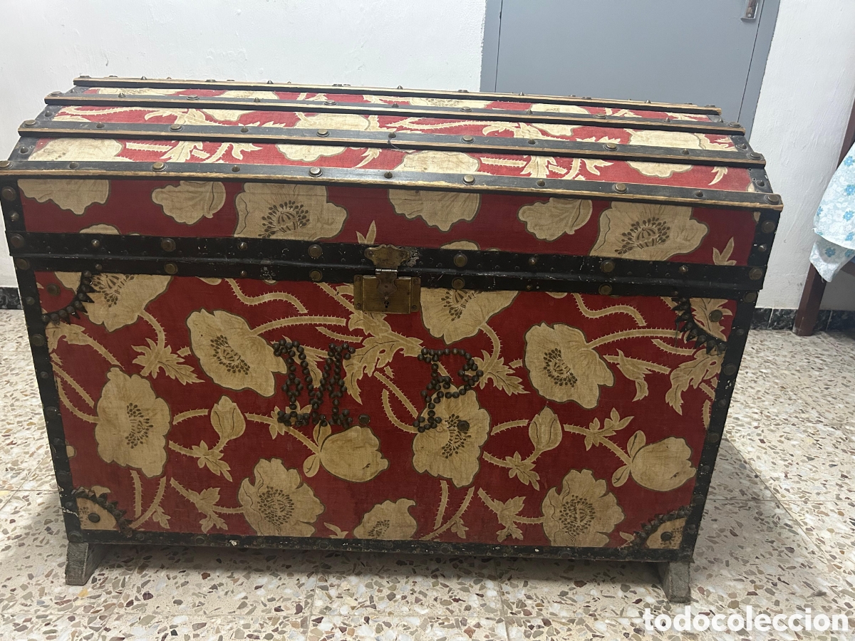 Antig&uuml;edades: Ba&uacute;l o cofre vintage - Foto 1