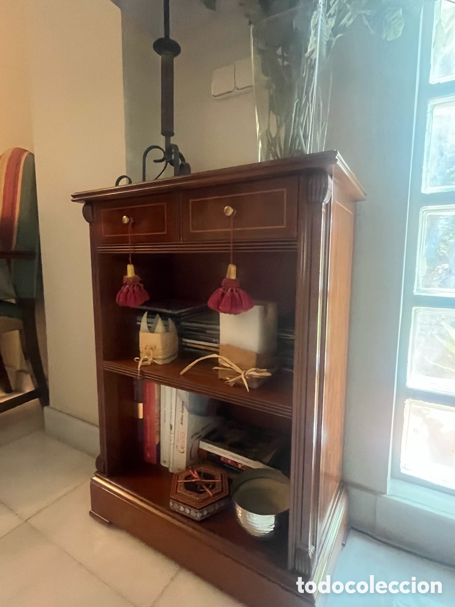 Antig&uuml;edades: Mesa madera auxiliar - Foto 3