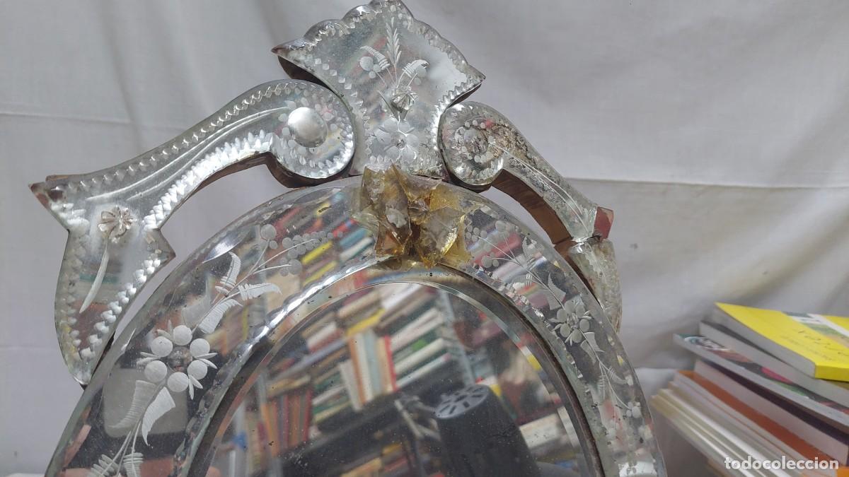Antig&uuml;edades: Antiguo espejo veneciano - Foto 3