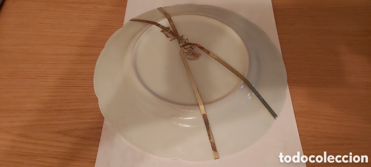 Antig&uuml;edades: PLATO DE LIMOGES. PARIS. TORRE EIFFEL - Foto 2